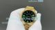 AR Factory Copy Rolex Oyster Perpetual Date 34mm Yellow Gold Green Face Watch (3)_th.jpg